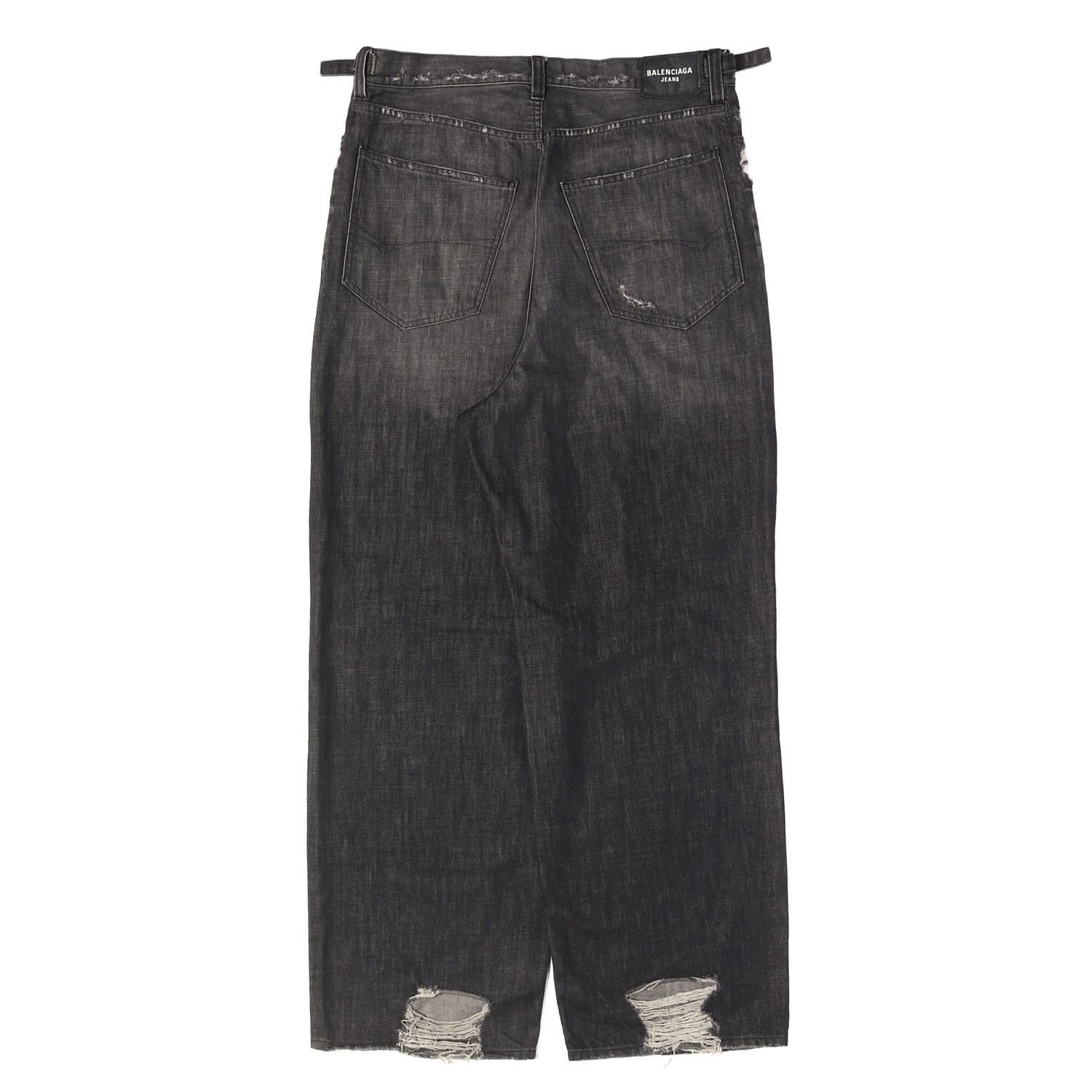 美品】BALENCIAGA バレンシアガ パンツ ブラックインディゴ 黒 サイズ