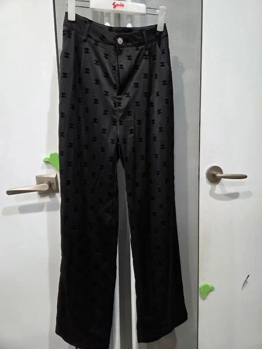 シャネル シルク パンツ S