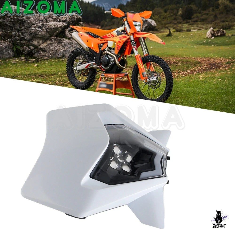 KTM EXC SX XC 250 300 450 2024-2025 LED ヘッドライト DRL ハイ