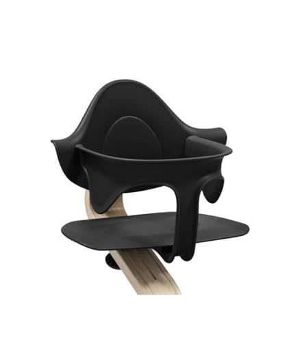 Stokke(ストッケ)【公式】ノミ ベビーセット ブラック ベビーチェア ハイチェア 6ヶ月頃~3歳頃まで 側面と背中をしっかりサポート 人間工学 快適 626102pms
