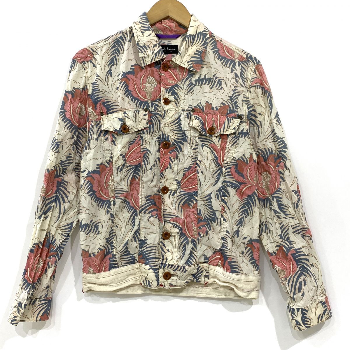 Paul Smith COLLECTION ポールスミス コレクション 花柄 シャツ M 