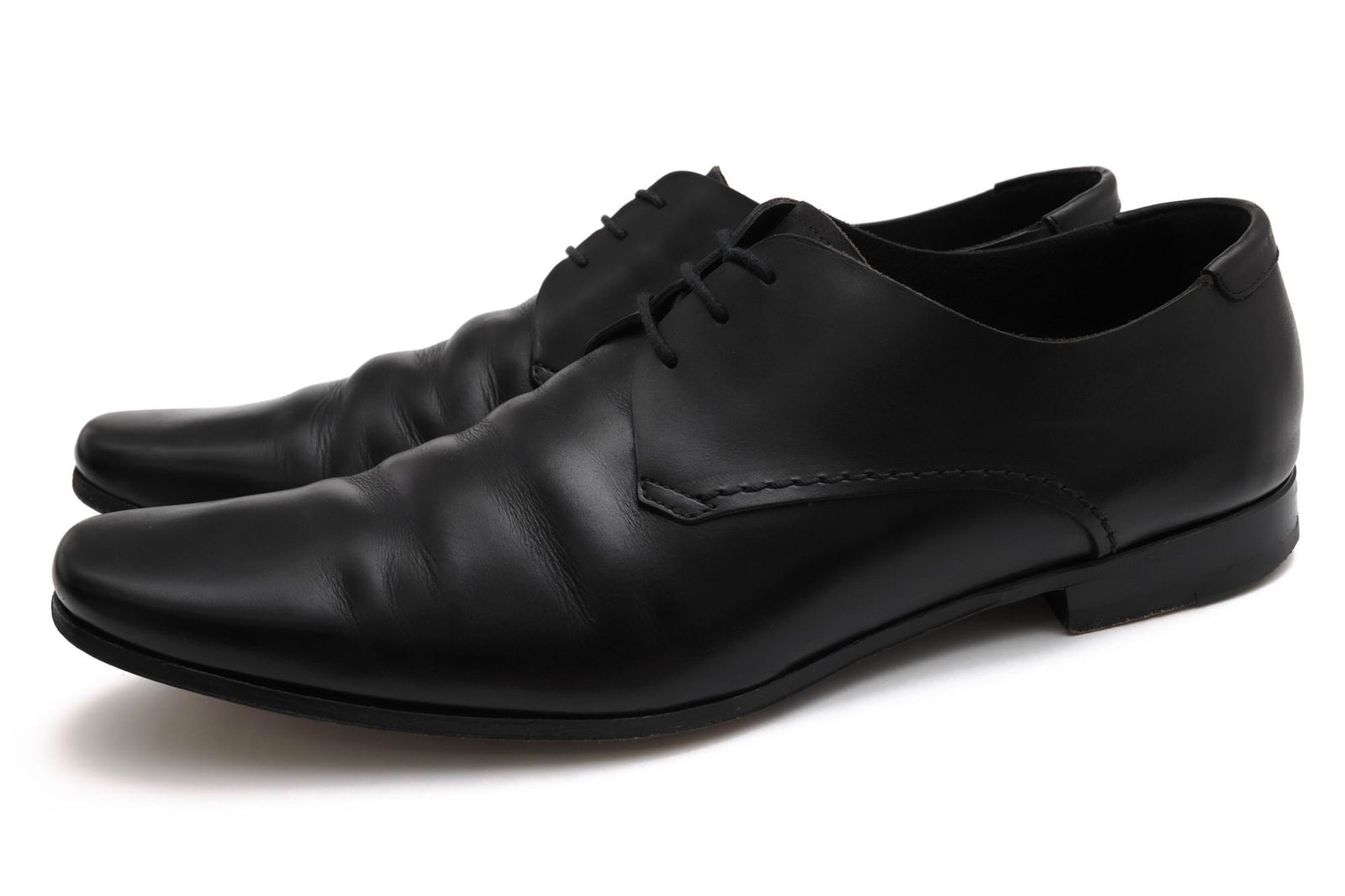 サンローラン／YVES SAINT LAURENT シューズ ビジネスシューズ 靴 ビジネス メンズ 男性 男性用 レザー 革 本革 ブラック 黒 234676 プレーントゥ マッケイ製法