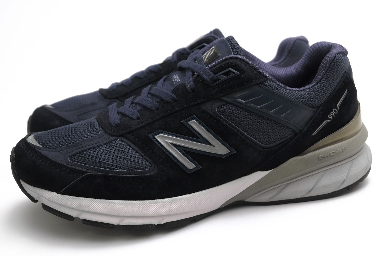 ニューバランス／NEW BALANCE シューズ スニーカー 靴 ローカット メンズ 男性 男性用 スエード スウェード レザー 革 本革 ネイビー 紺 M990NV5