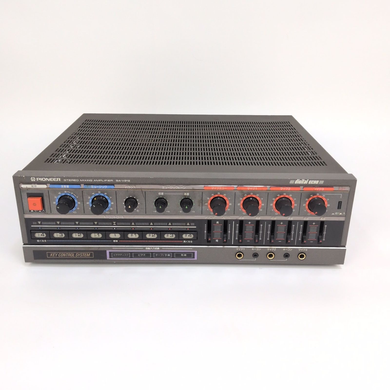 【完動品】Pioneer パイオニア カラオケアンプ SA-V21II 動作確認済 ステレオミキシングアンプ