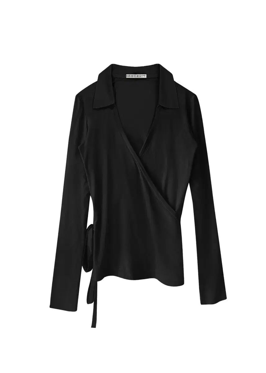 BOHEMSEO ボヘミアンソウル WRAP SHIRT CARDIGAN BLACK
