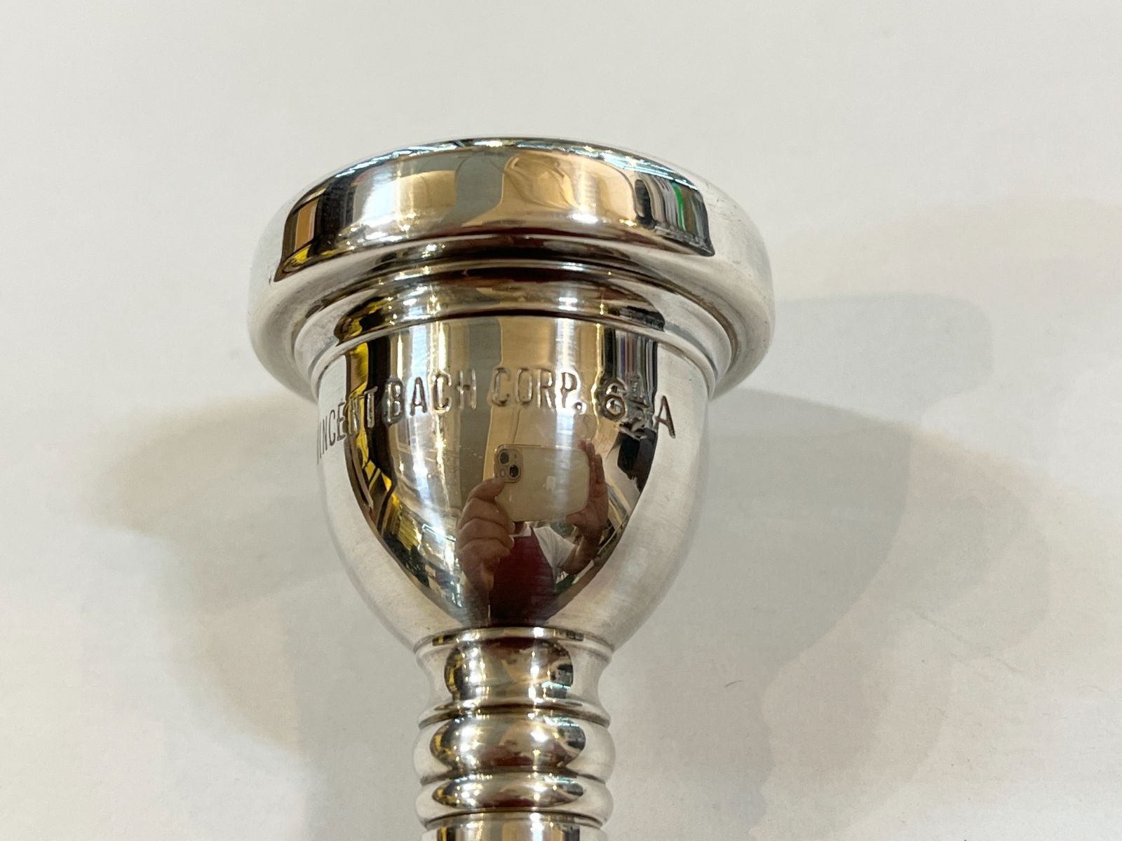 バック トロンボーンマウスピース 6-1/2A ニアピリオド 細管【中古