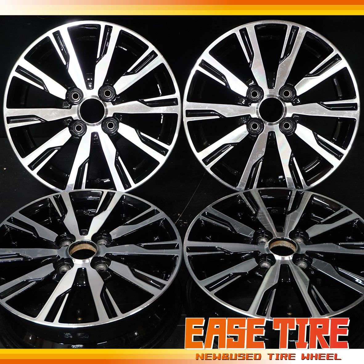 中古 ダイハツ ウェイク 純正 14インチ 4.5J +45 100 4H 4本 タント ムーヴ キャンバス ※センターキャップ無し