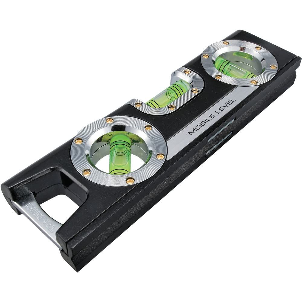 R◆タジマ(Tajima) モバイルレベル 160mm ブラック ML-160BK 826984db
