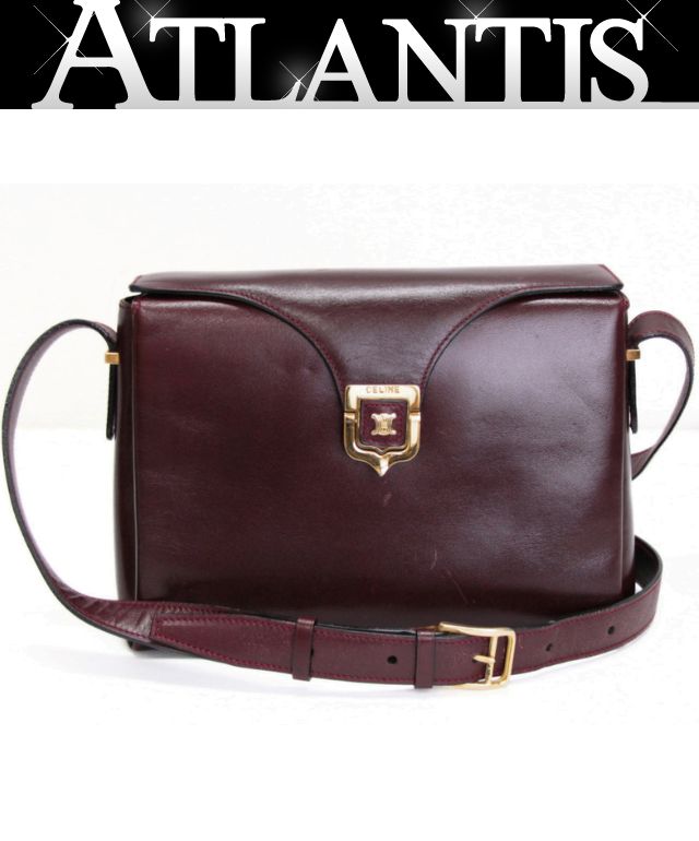セリーヌ CELINE ヴィンテージ トリオンフ金具 ショルダーバッグ