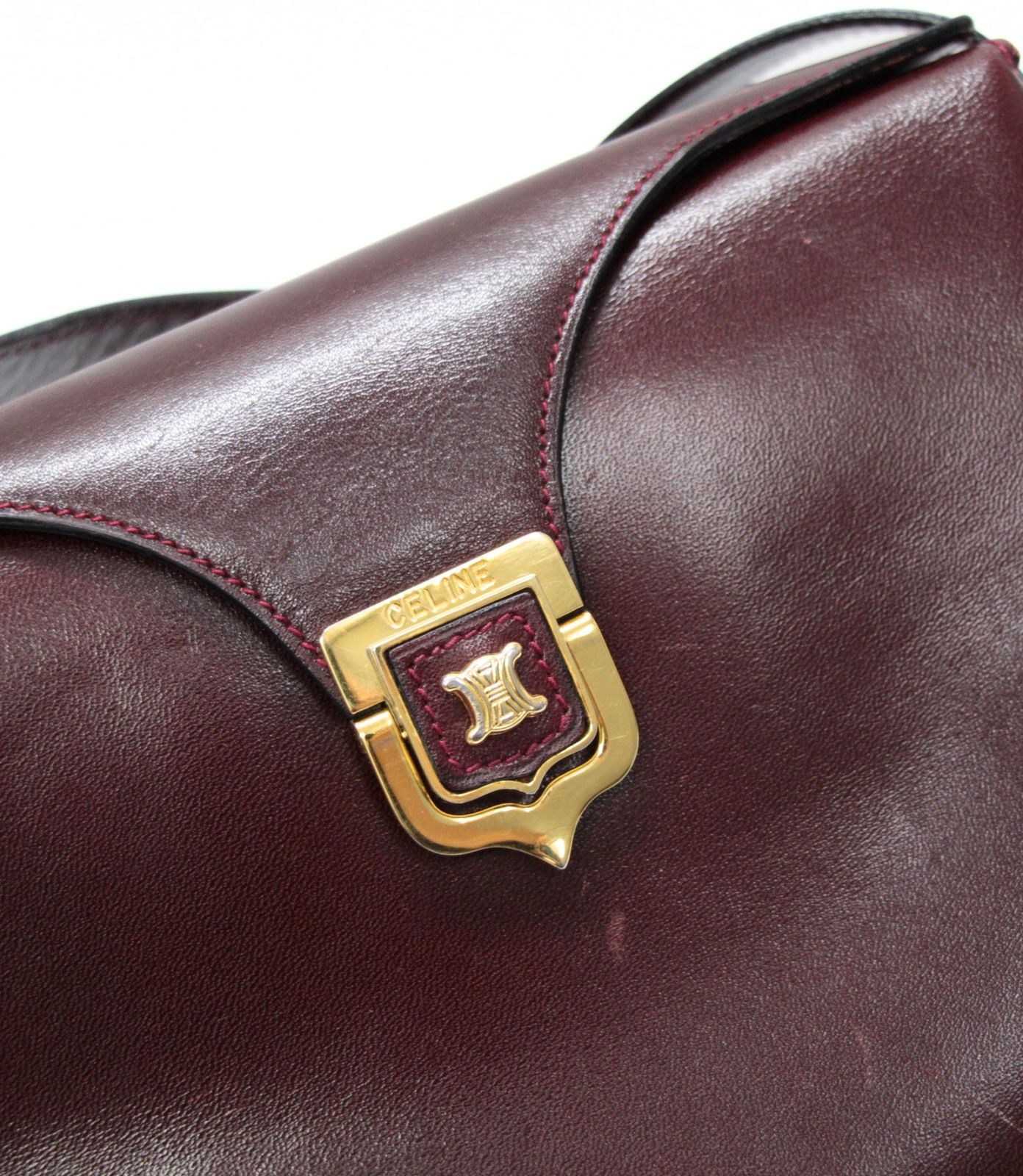 セリーヌ CELINE ヴィンテージ トリオンフ金具 ショルダーバッグ
