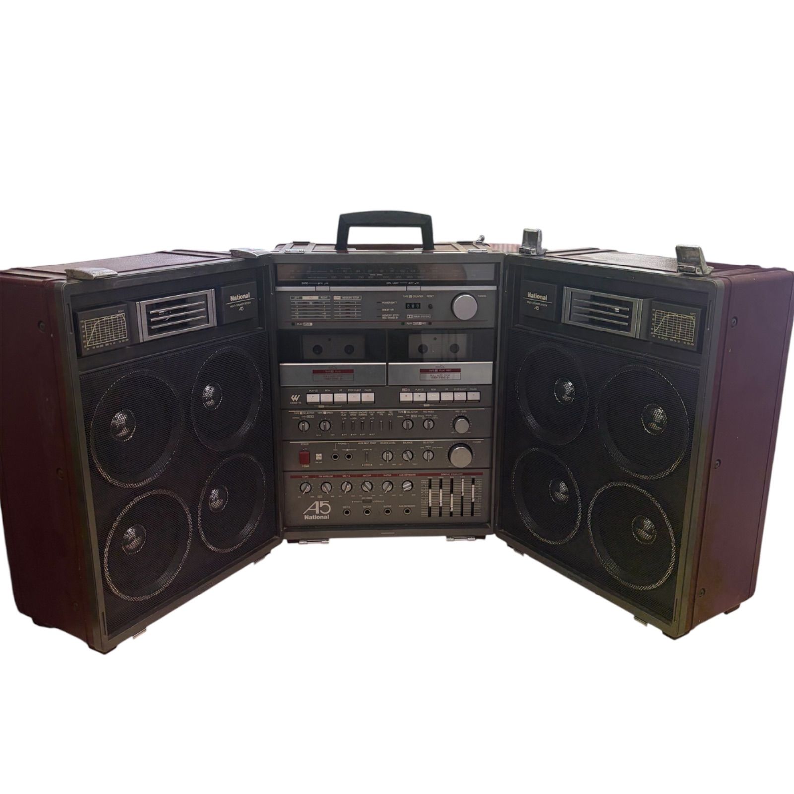 昭和レトロ　トランク型　ナショナル　マルチスピーカーシステム　RX-A5