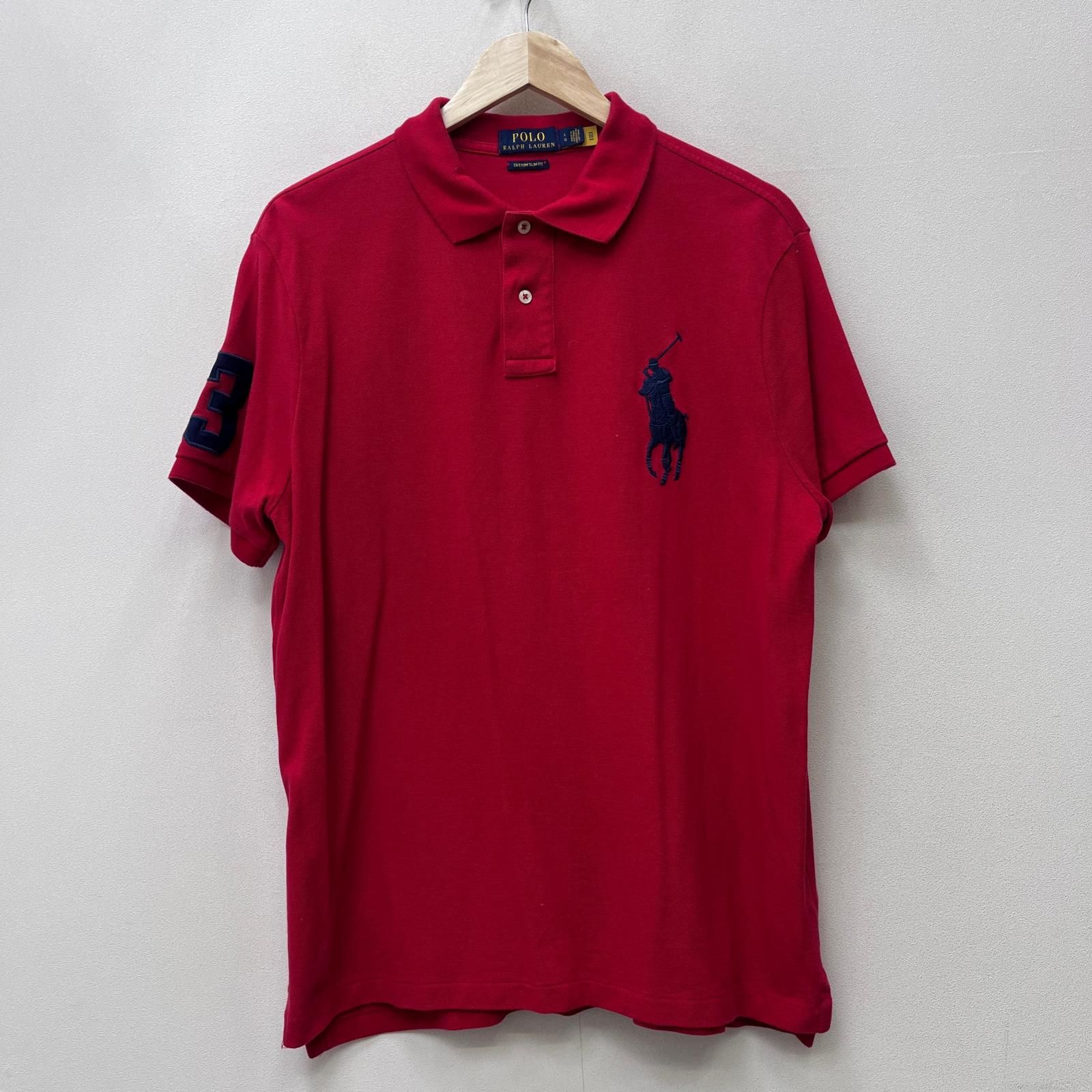 【加古川店】 中古 POLO RALPH LAUREN | ポロ・ラルフローレン ポロシャツ BIG PONNY レッド サイズ：L 【101】