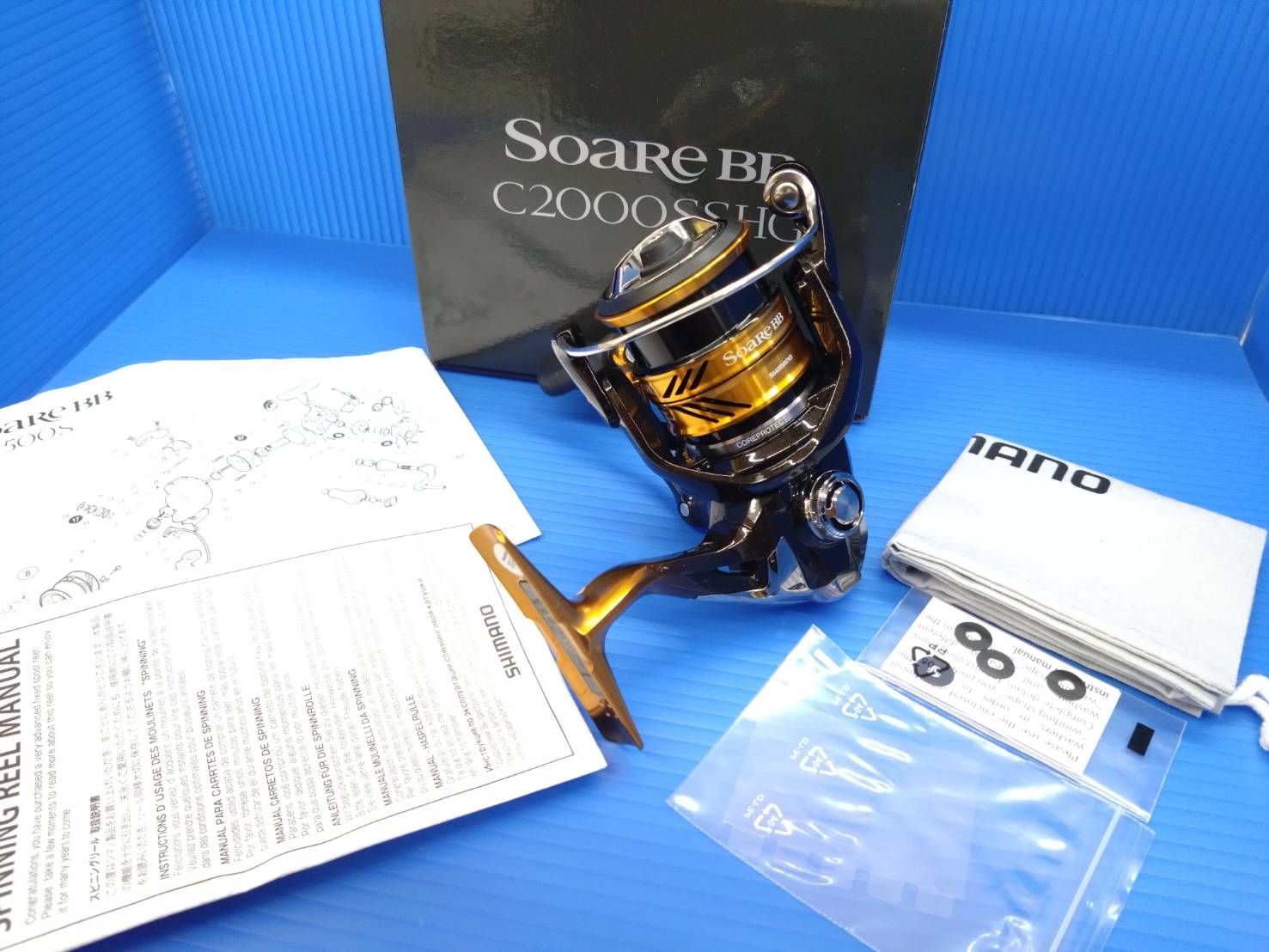 美品 シマノ 18ソアレBB C2000SSHG スピニング メバリング アジング 駆動良好 (03)