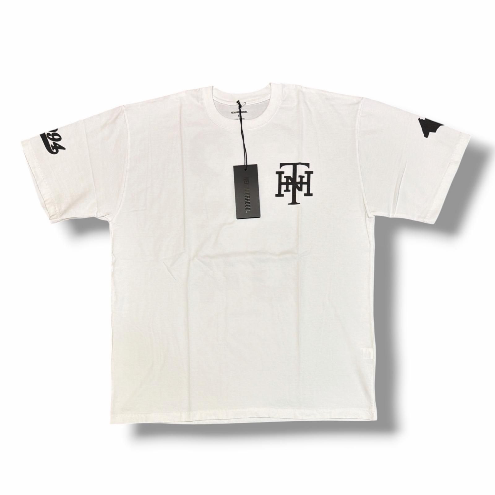 未使用 NEIGHBORHOOD 25AW NH . TEE SS ロゴプリントTシャツ 半袖