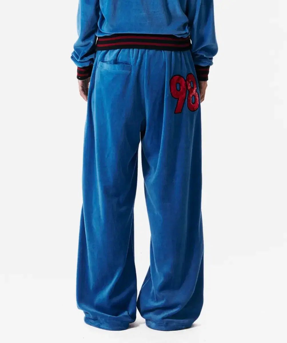アッカム 98 Patch Velour Pants (Blue)