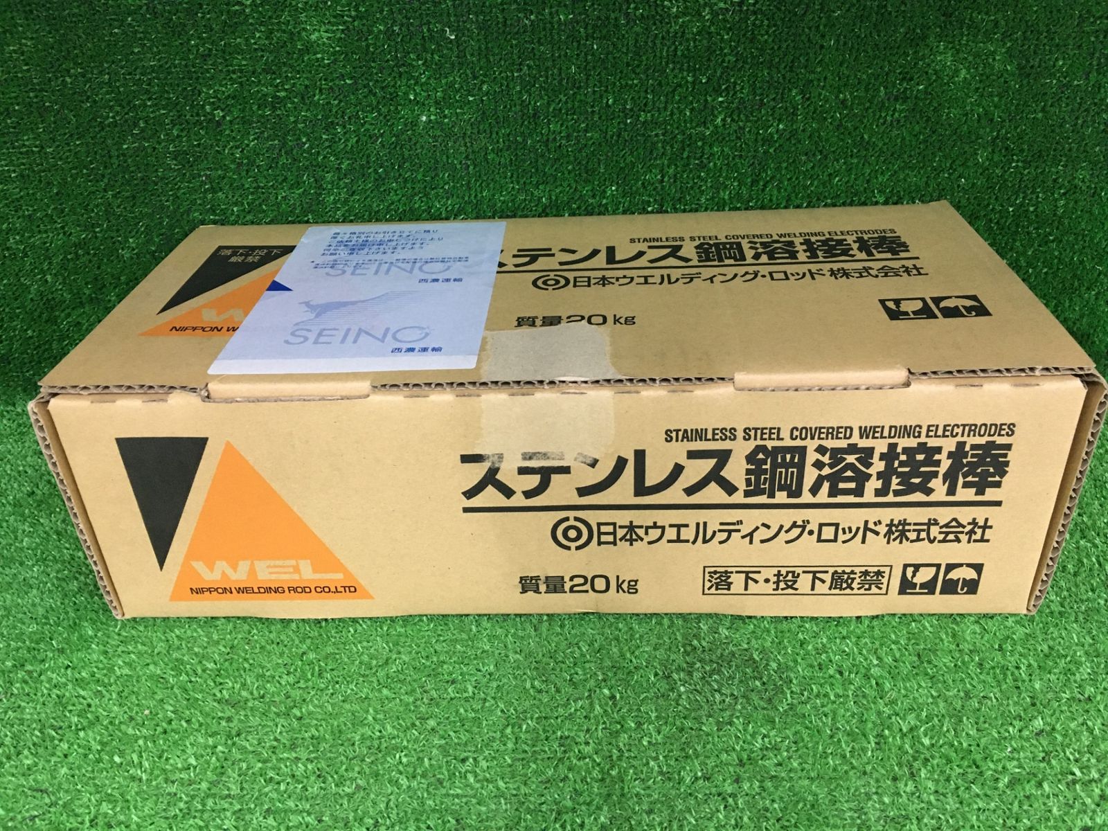 【未使用品】【0906】日本ウェルディング ステンレス鋼溶接棒 3.2×350mm 20kg(5kg×4箱) WEL309 ITB3XYT22A5W