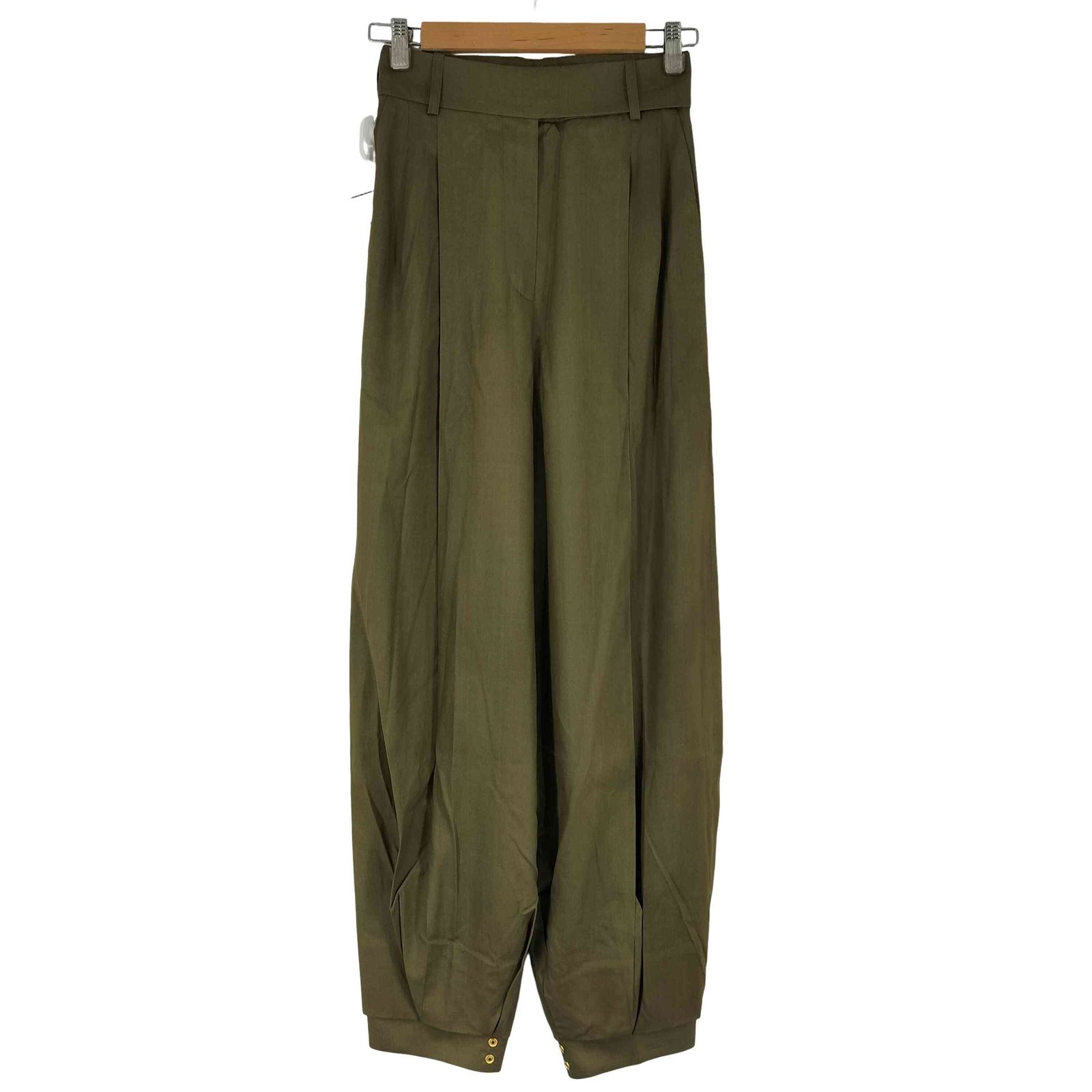 ユーズドフルギ USED古着 ALEXANDRE VAUTHIER 2タック シルク ワイド パンツ レディース 34