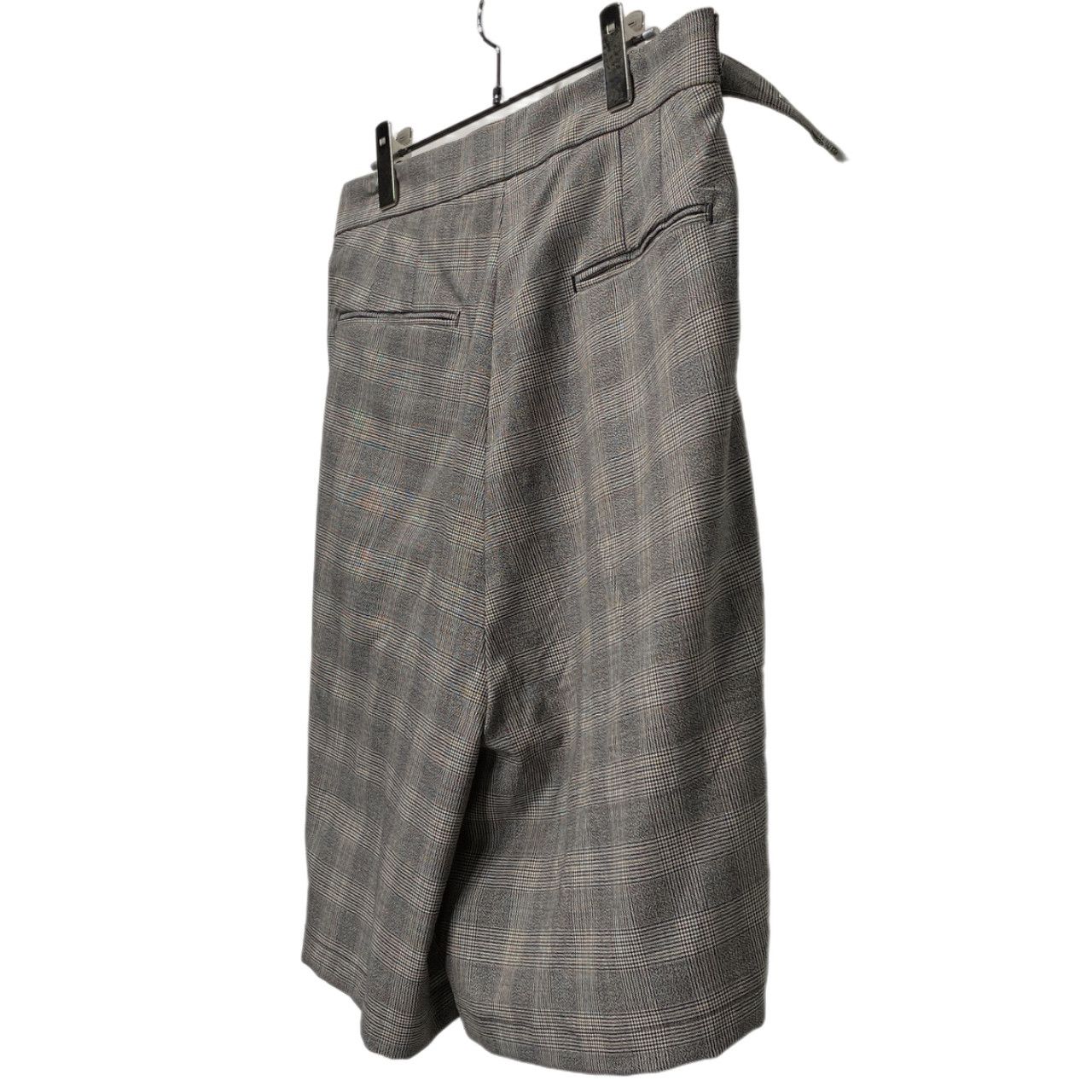 FACETASM 23SS CHECK WRAP PANTS グレンチェックラップデザインハーフパンツ ショーツ ファセッタズム メンズ FACETASM 23SS CHECK WRAP PANTS グレンチェックラップデザインハーフ