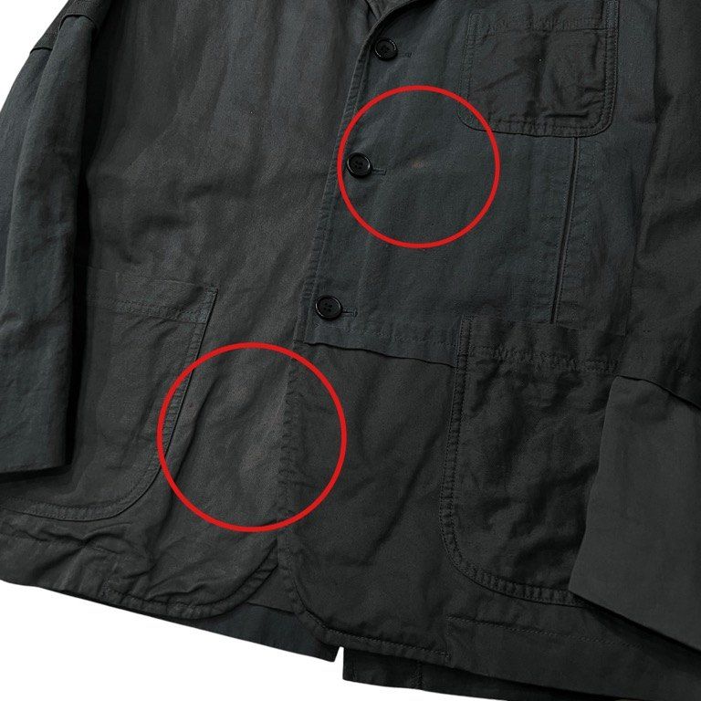 COMME des GARCONS HOMME 21SS コットンリネン製品染め切替パッチ
