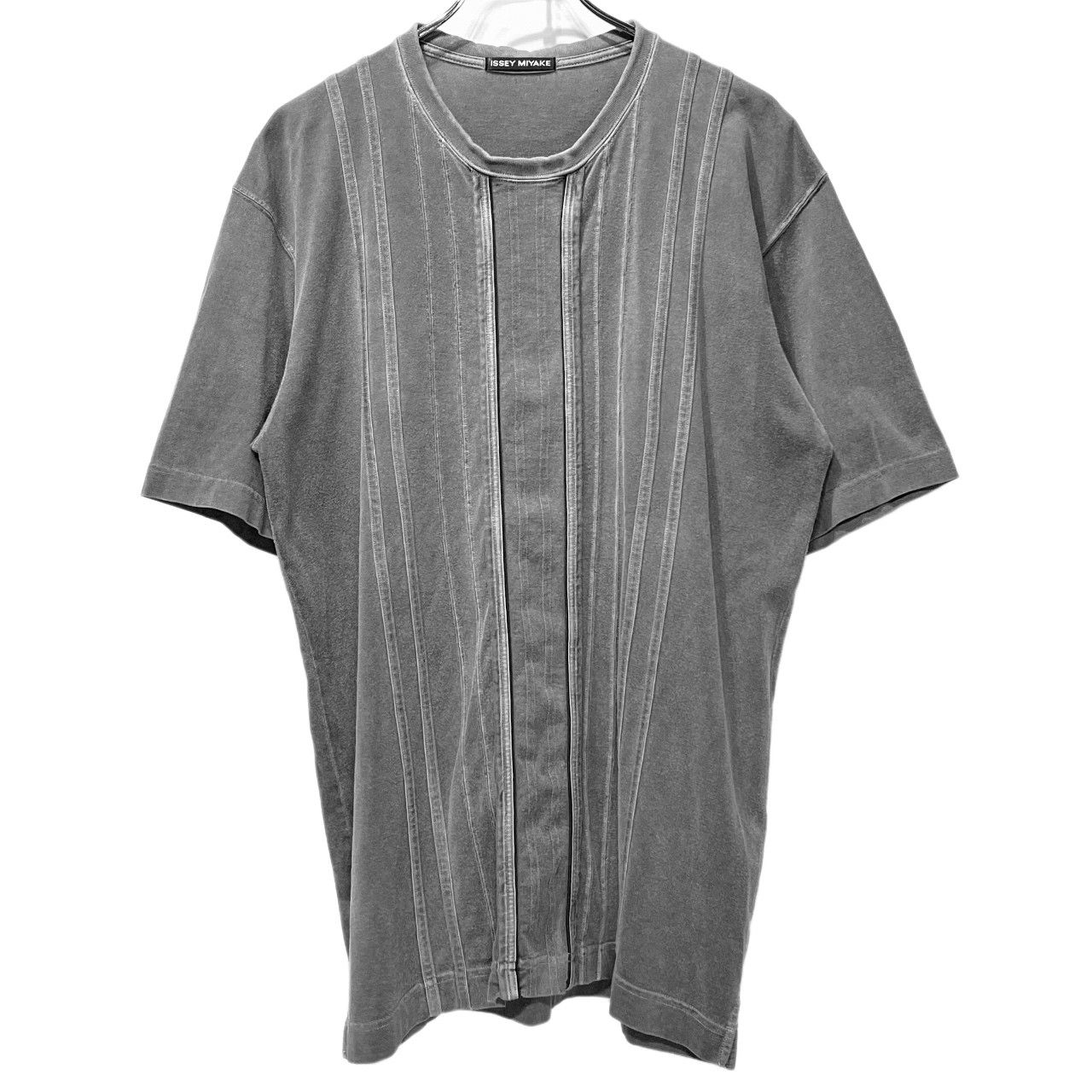 ISSEY MIYAKE MEN フロントパイピングデザインクルーネックTシャツ