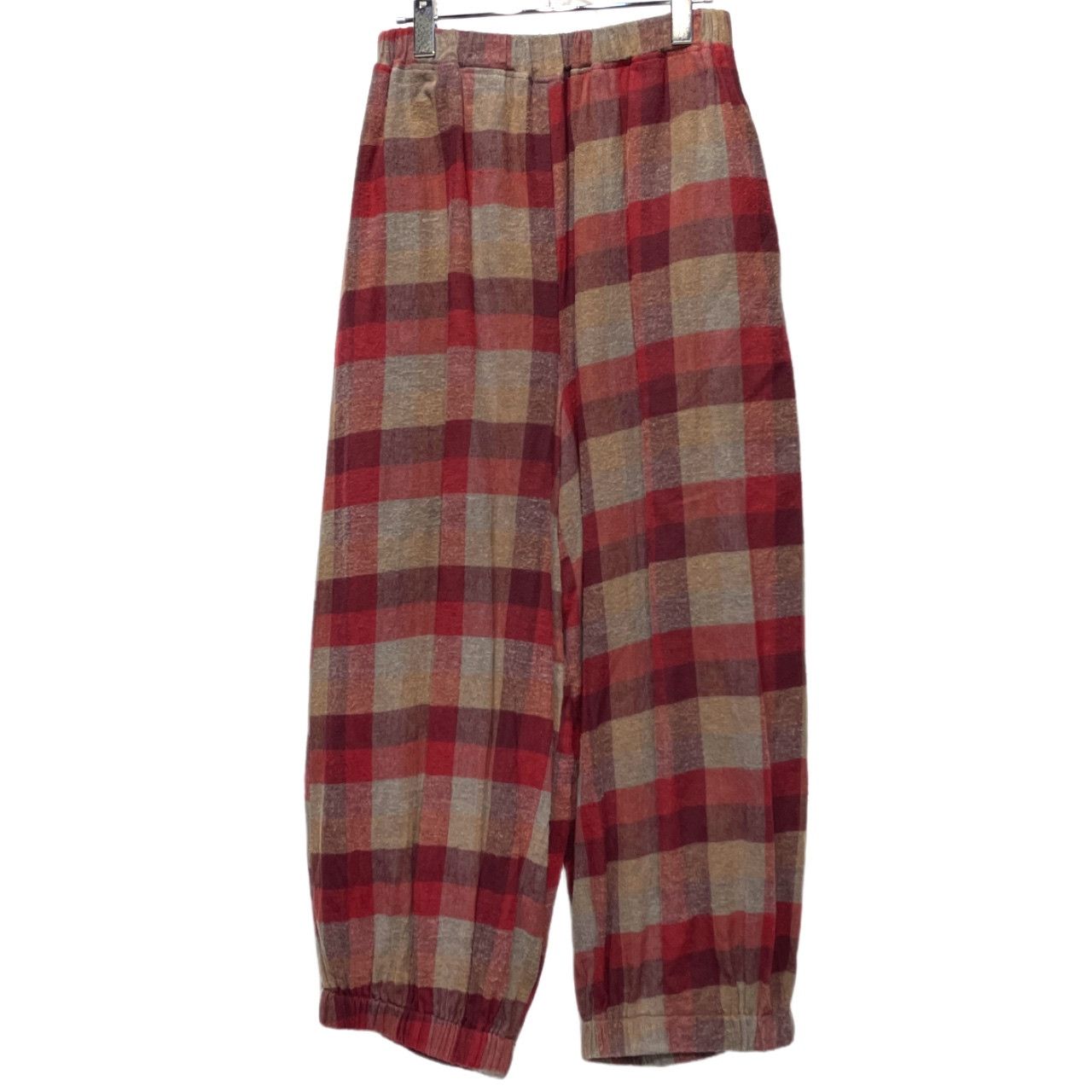 kujaku by Takuma Nishizaka balloon easy pants コットンフランネルチェックバルーンイージーパンツ 定価45,100円 P-623
