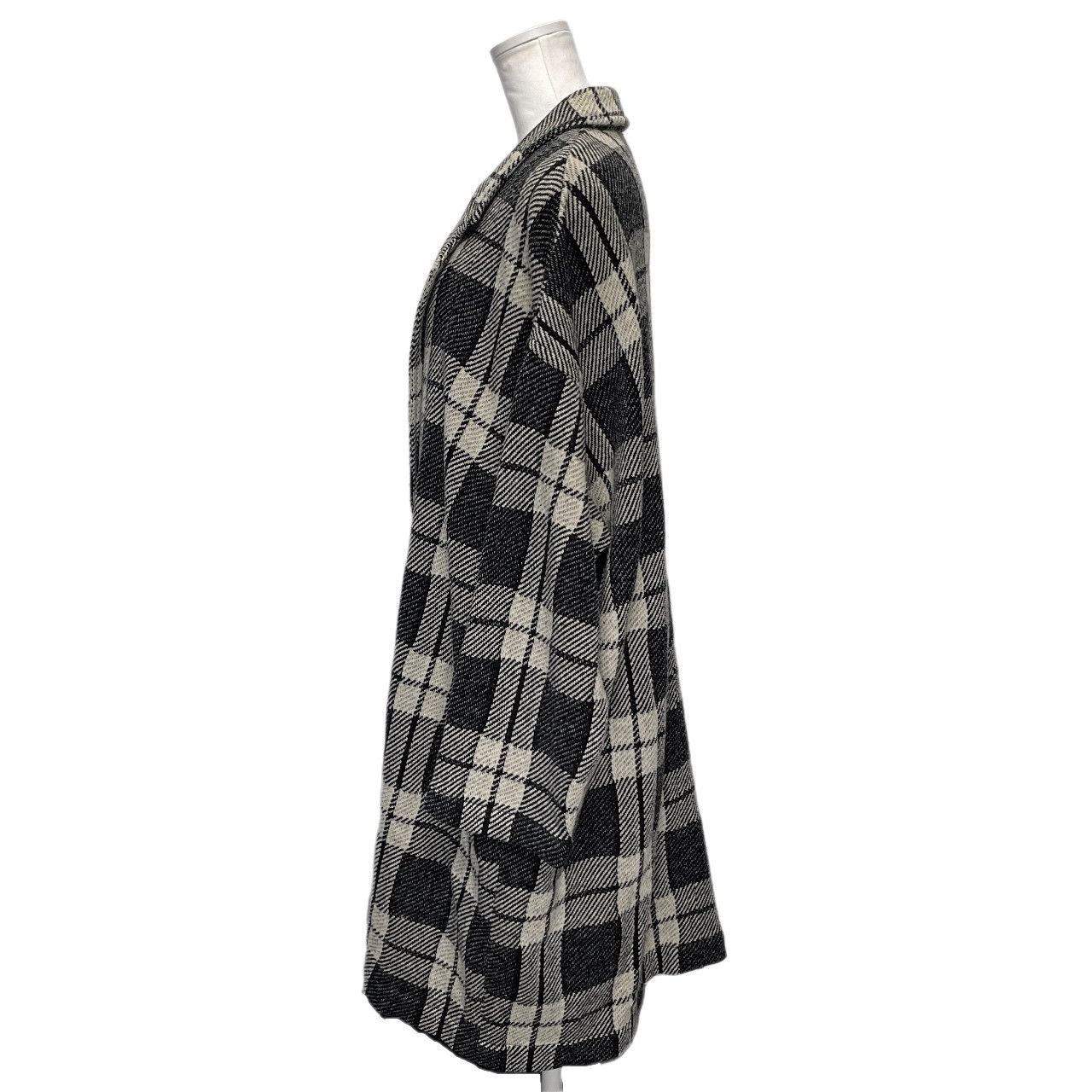 tricot COMME des GARCONS ウールチェックロングコート Archive 80s