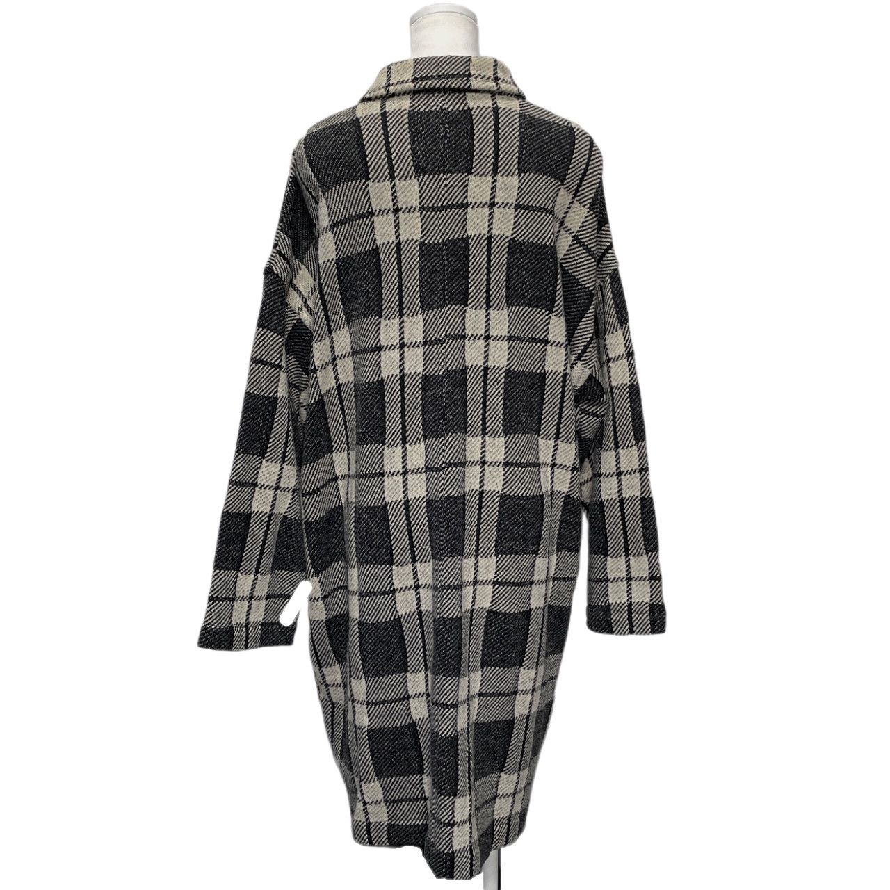 COMME des GARÇONS tricot ウールコート tricot COMME des GARCONS ウールチェックロングコート Archive 80s