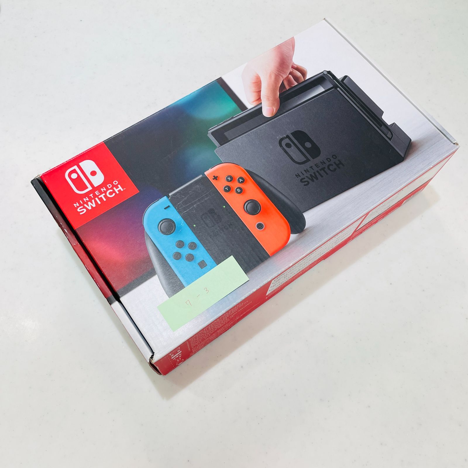 Nintendo Switch 本体 赤 付属品セット Nintendo Switch 本体 初期型V1【確実未対策機】ネオンブルー ネオン