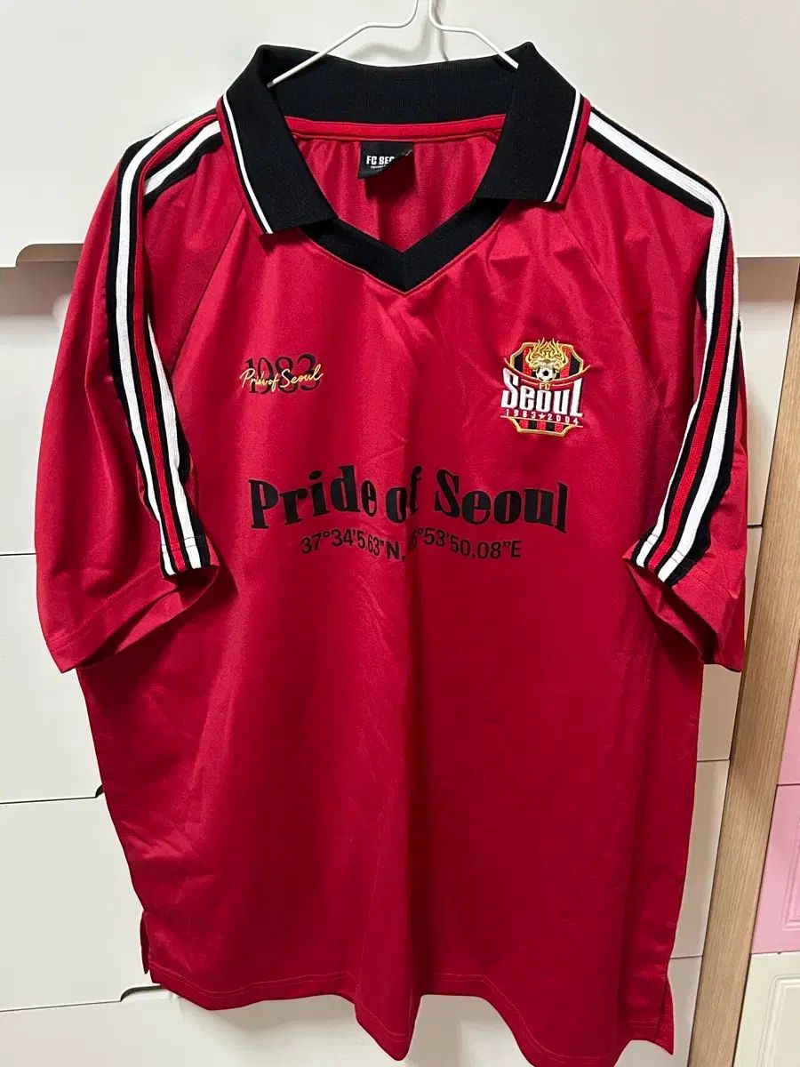 FCソウル Classic カラーTシャツ レッド