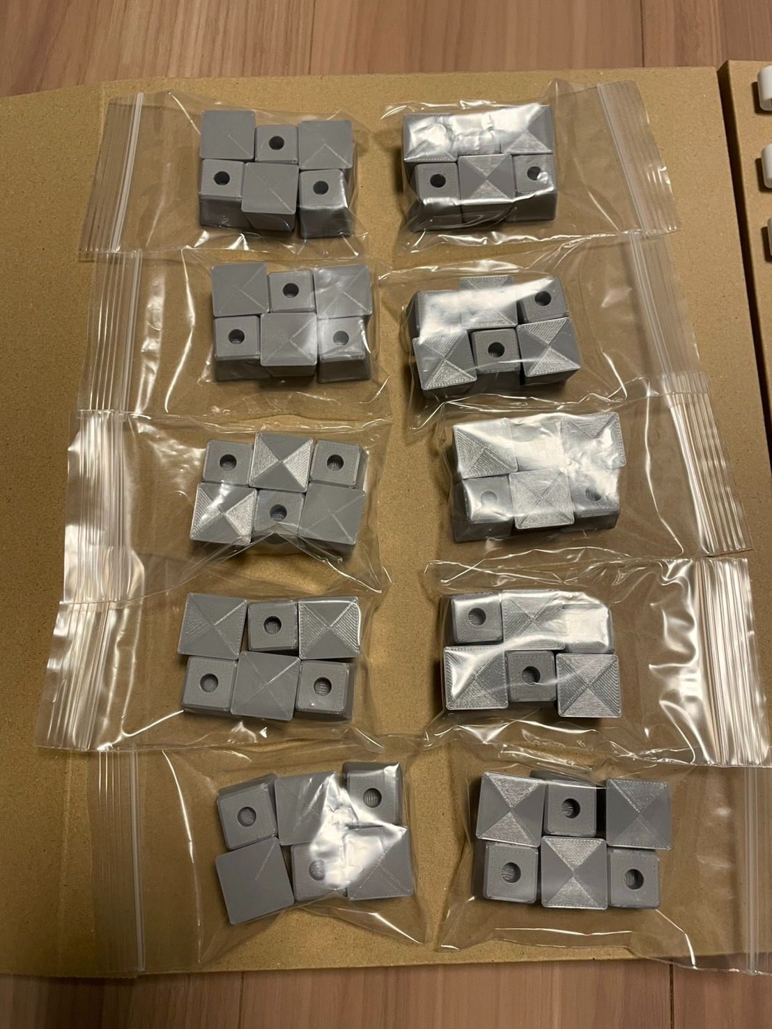 ミニチュア 1/24ガードレール 20本セット