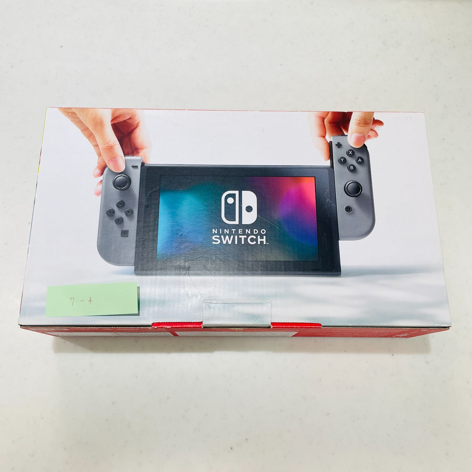 Nintendo Switch 本体 初期型V1 グレー ストラップ欠品 液晶綺麗 動作