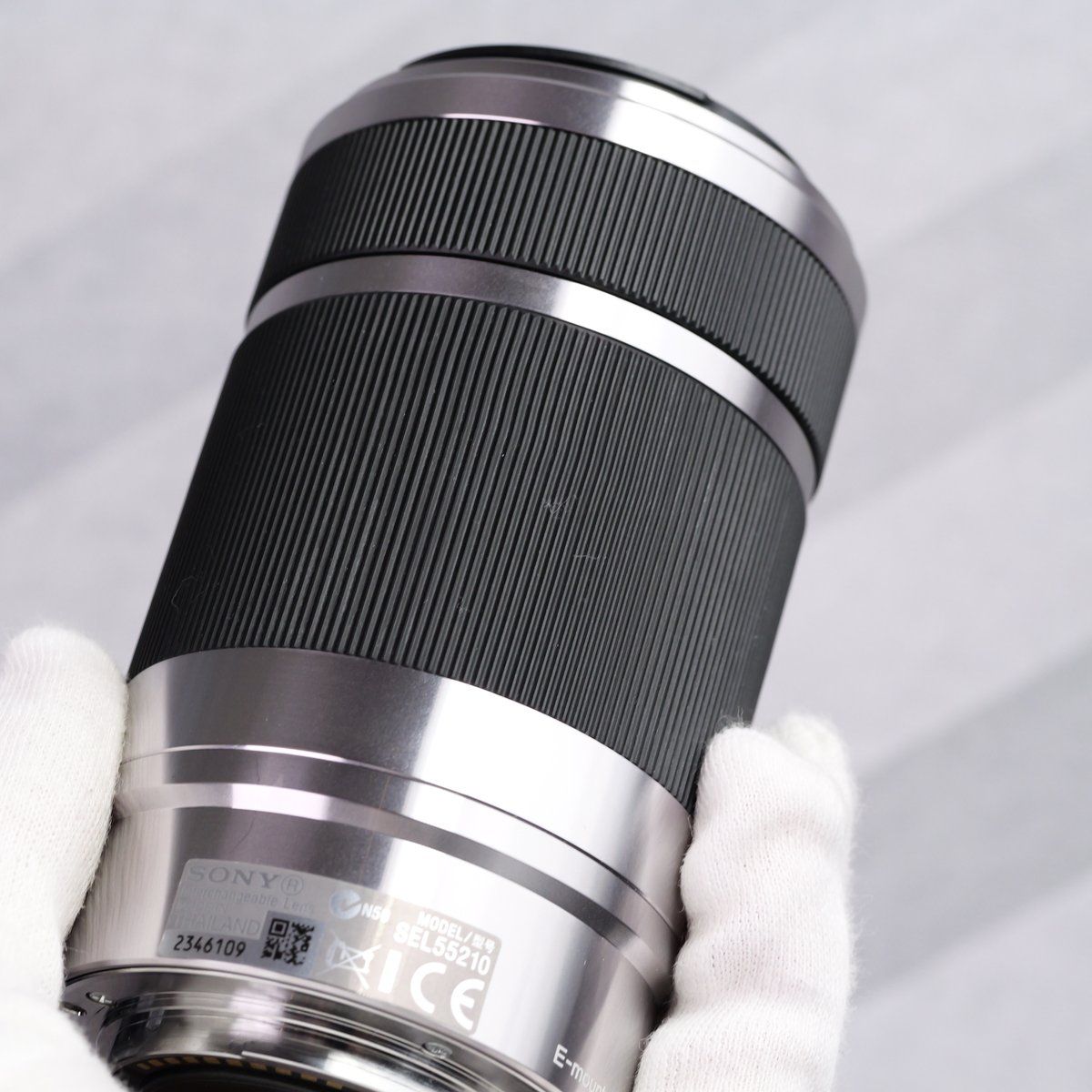 訳有品 SONY E 55-210mm F4.5-6.3 OSS SEL55210 シルバー レンズ