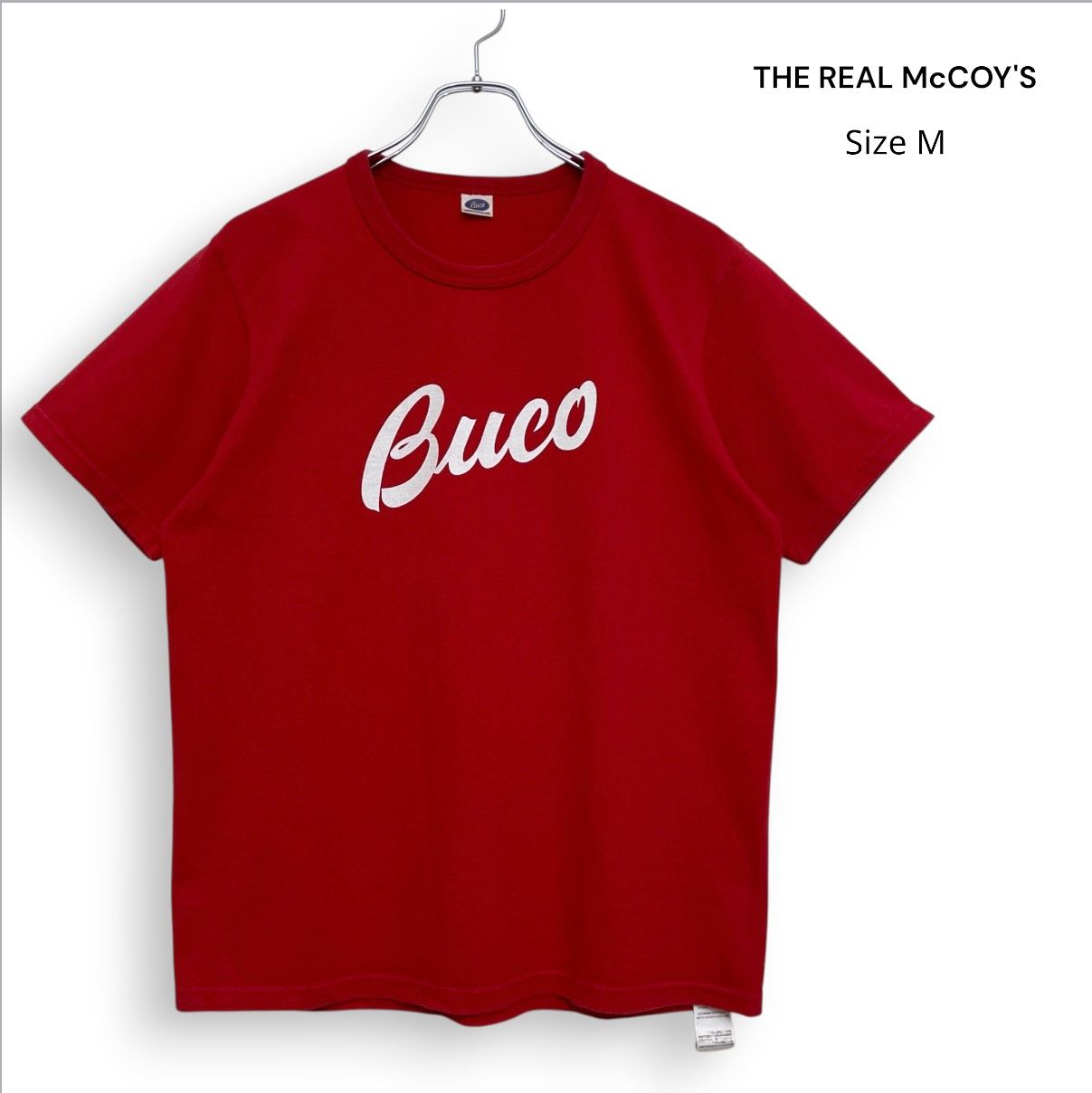 THE REAL McCOY'S ザ リアルマッコイズ BUCO TEE Tシャツ ブコ SizeM