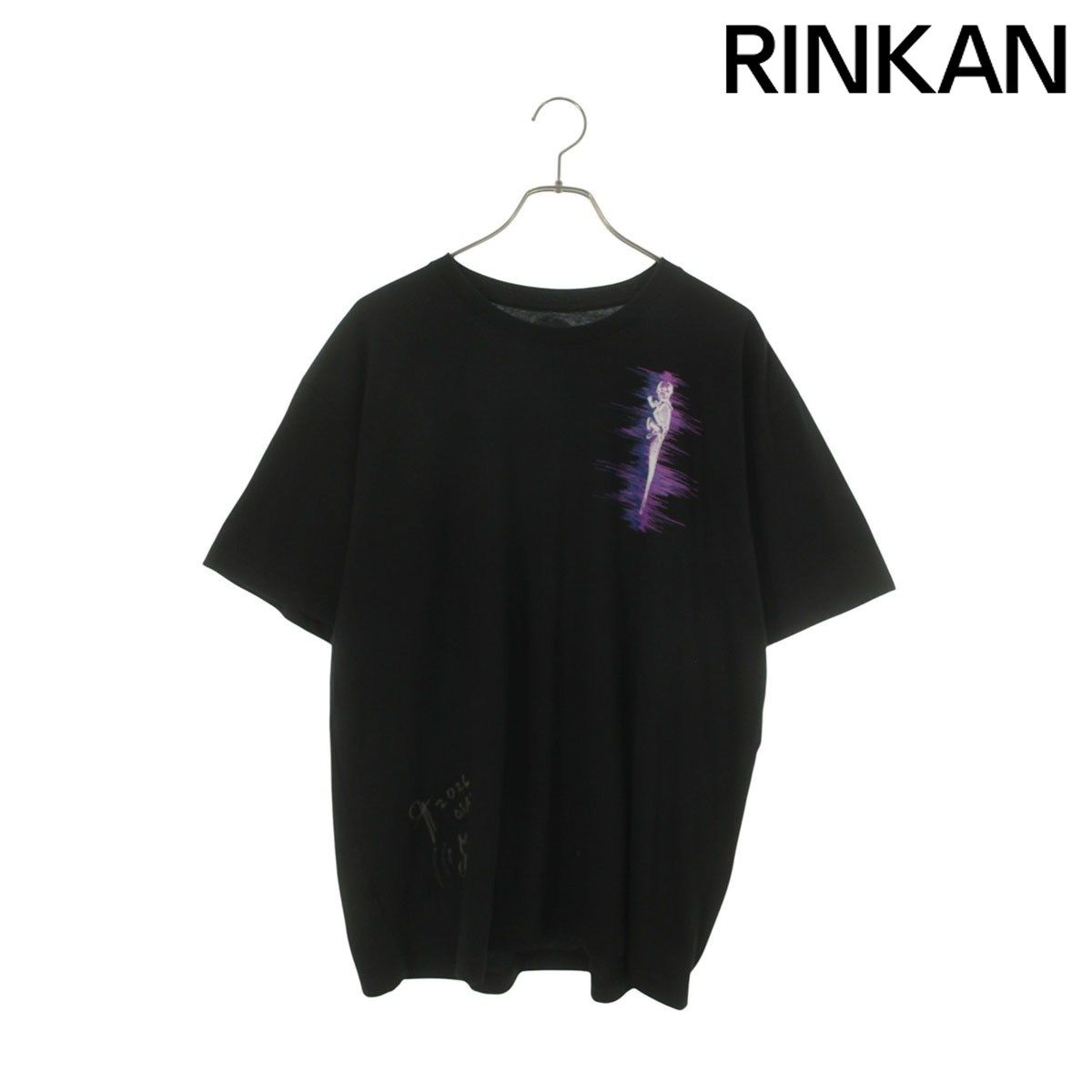 クロムハーツ CH T-SHRT/1 JOE FOTIサイン入りFOTIプリントTシャツ メンズ XL