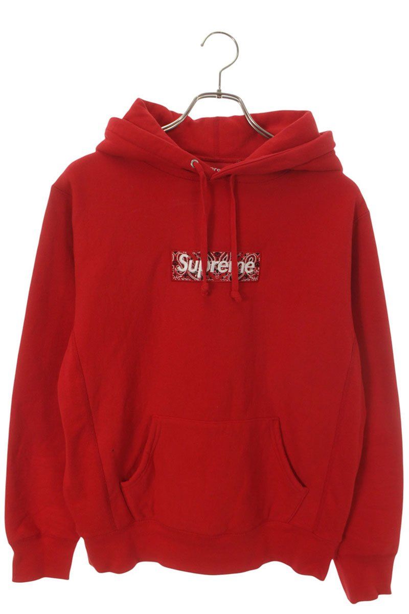 シュプリーム 19AW Bandana Box Logo Hooded Sweatshirt バンダナ