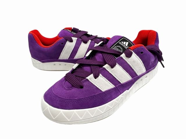 アディダス adidas ×atmos アトモス ADIMATIC Glory Purple アディマティック グローリー パープル GV6712 26.5 パープル ブランド古着ベクトル 中古▲■260621
