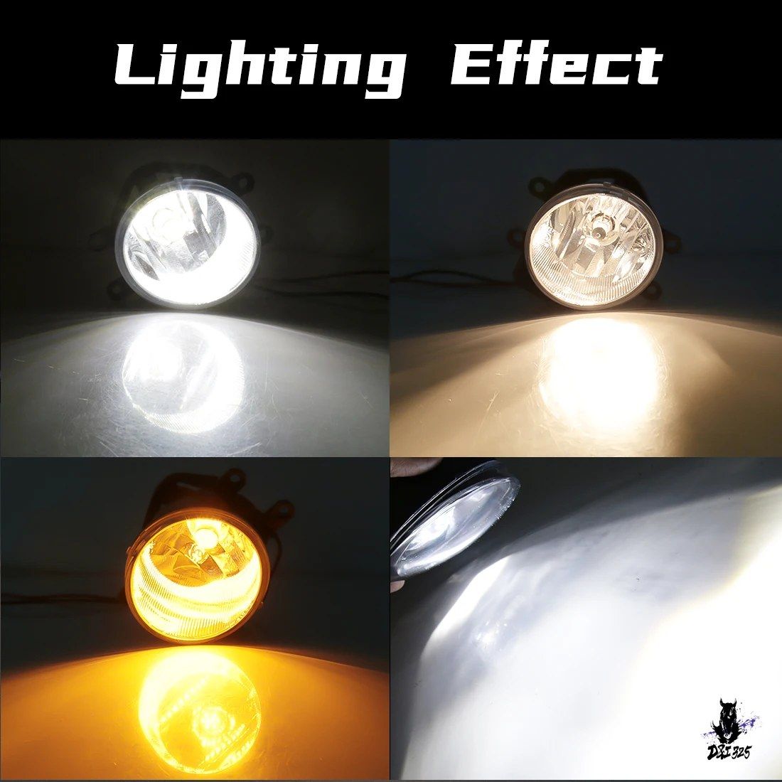 トヨタ ヤリス 2014-2017年 LED フォグランプ DRL デイタイムランニングライト 12V
