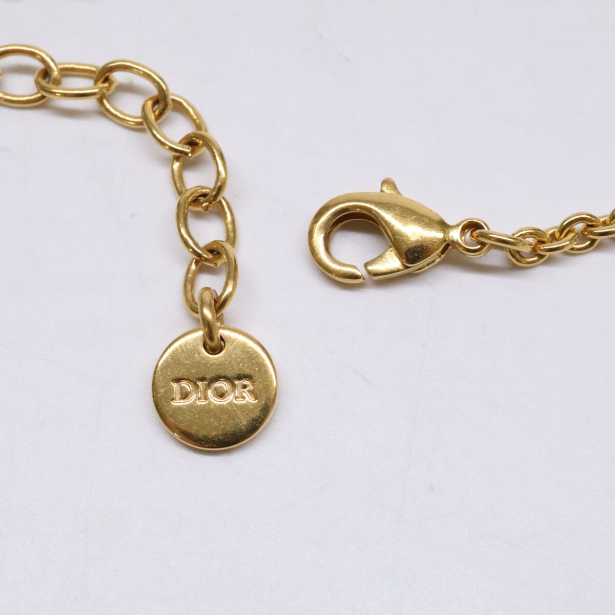 Christian Dior クリスチャンディオール 【美品】CD NAVY NECKLACE CD