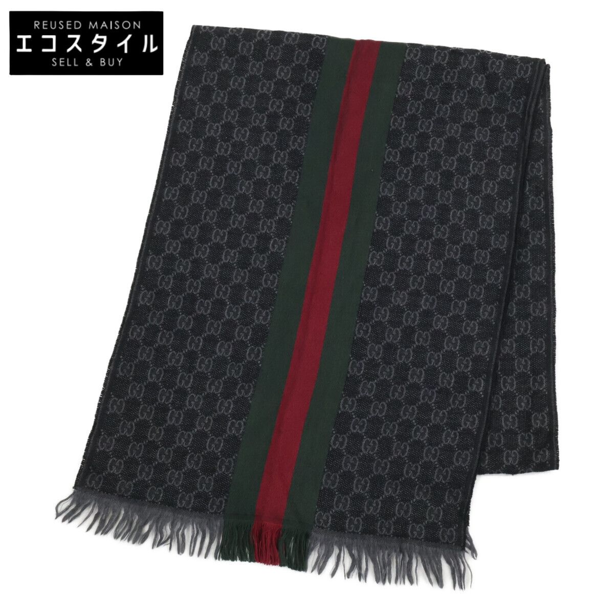 GUCCI グッチ 【即決/国内正規】シェリーライン GG柄 シルク/ウール 37
