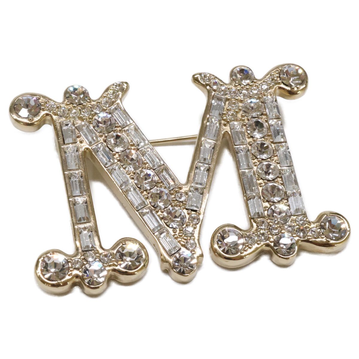 Max Mara マックスマーラ 【美品】バス クリスタル Mロゴ - メルカリ