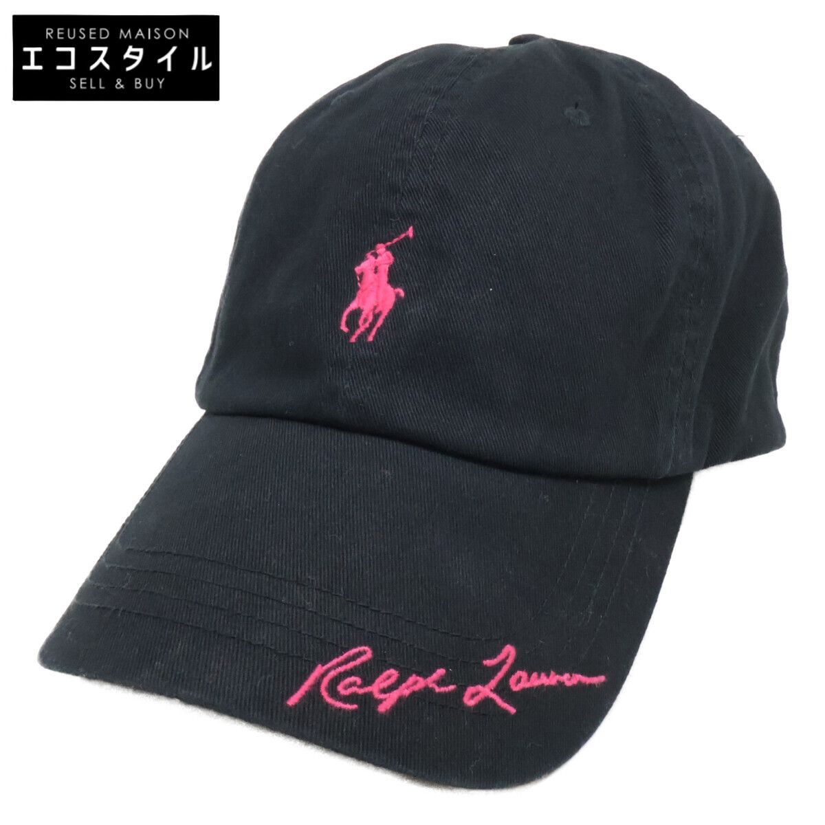 POLO RALPH LAUREN　ポロ ラルフローレン　Pink Pony ピンクポニー ツイル ボール キャップ