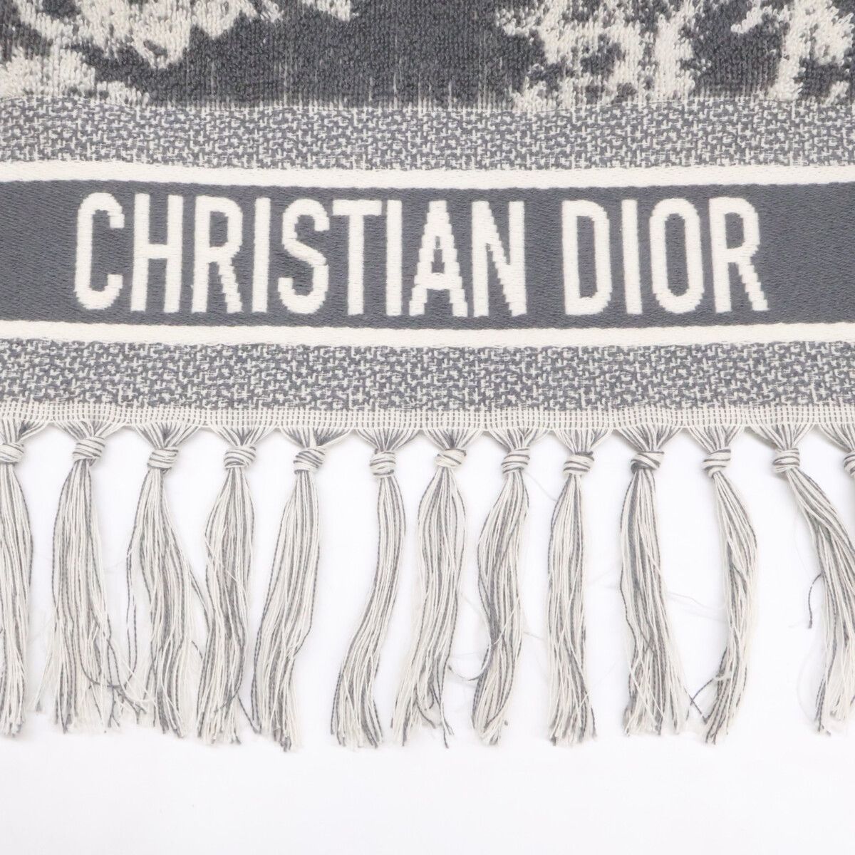 DIOR ディオール 【新品同様】14TDJ801ICRM トワルドゥジュイ フリンジ