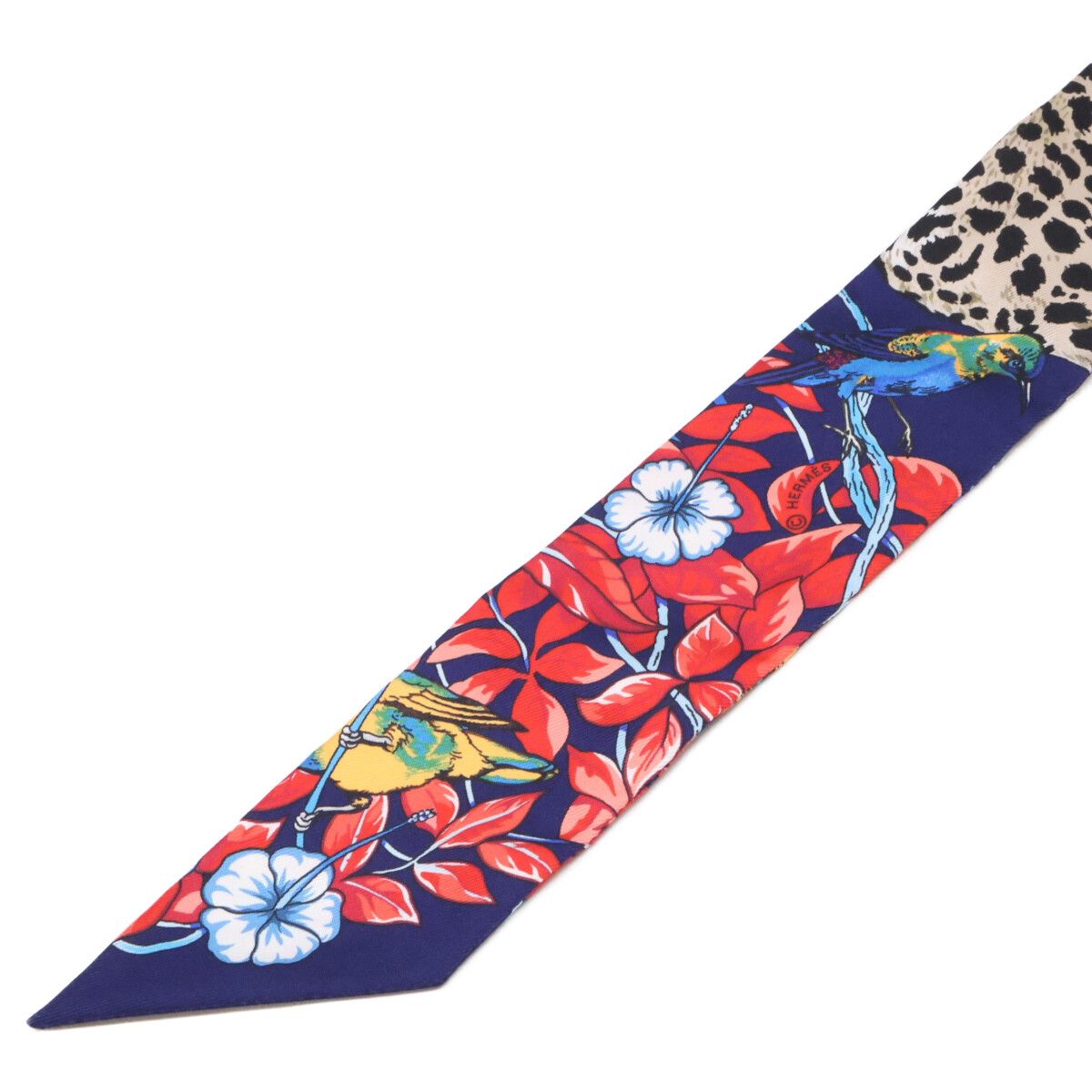 HERMES エルメス 【美品】JUNGLE LOVE LOVE ジャングルラブラブ シルク