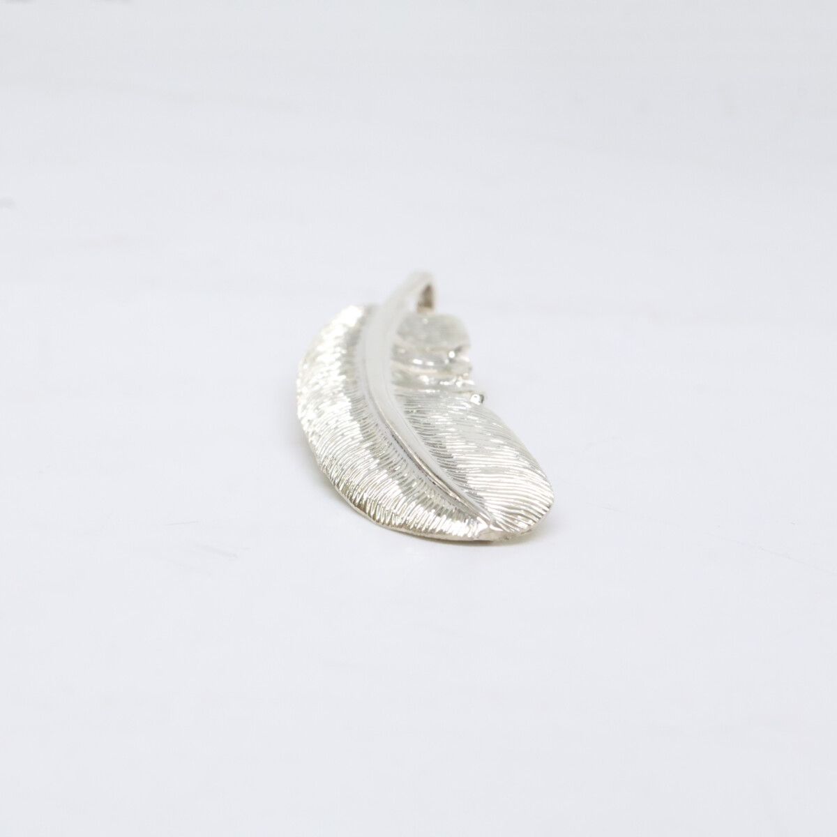 KENSHIRO ケンシロウ 【美品】SILVER 和彫りフェザー ネックレス L