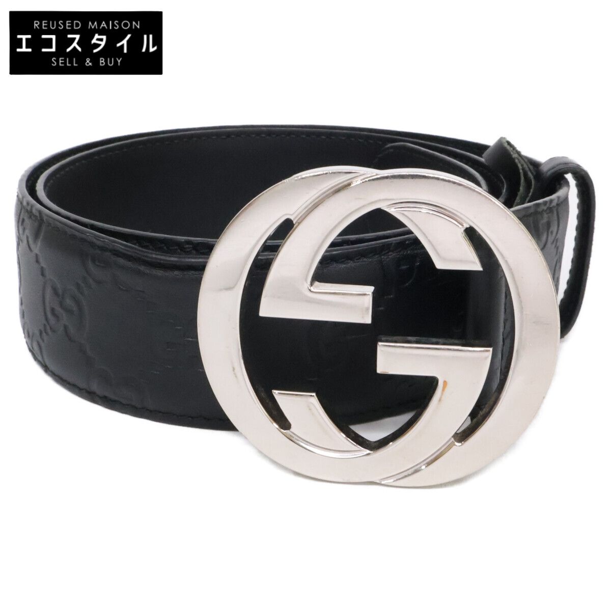 GUCCI　グッチ　411924 インターロッキングG バックル付　80・32