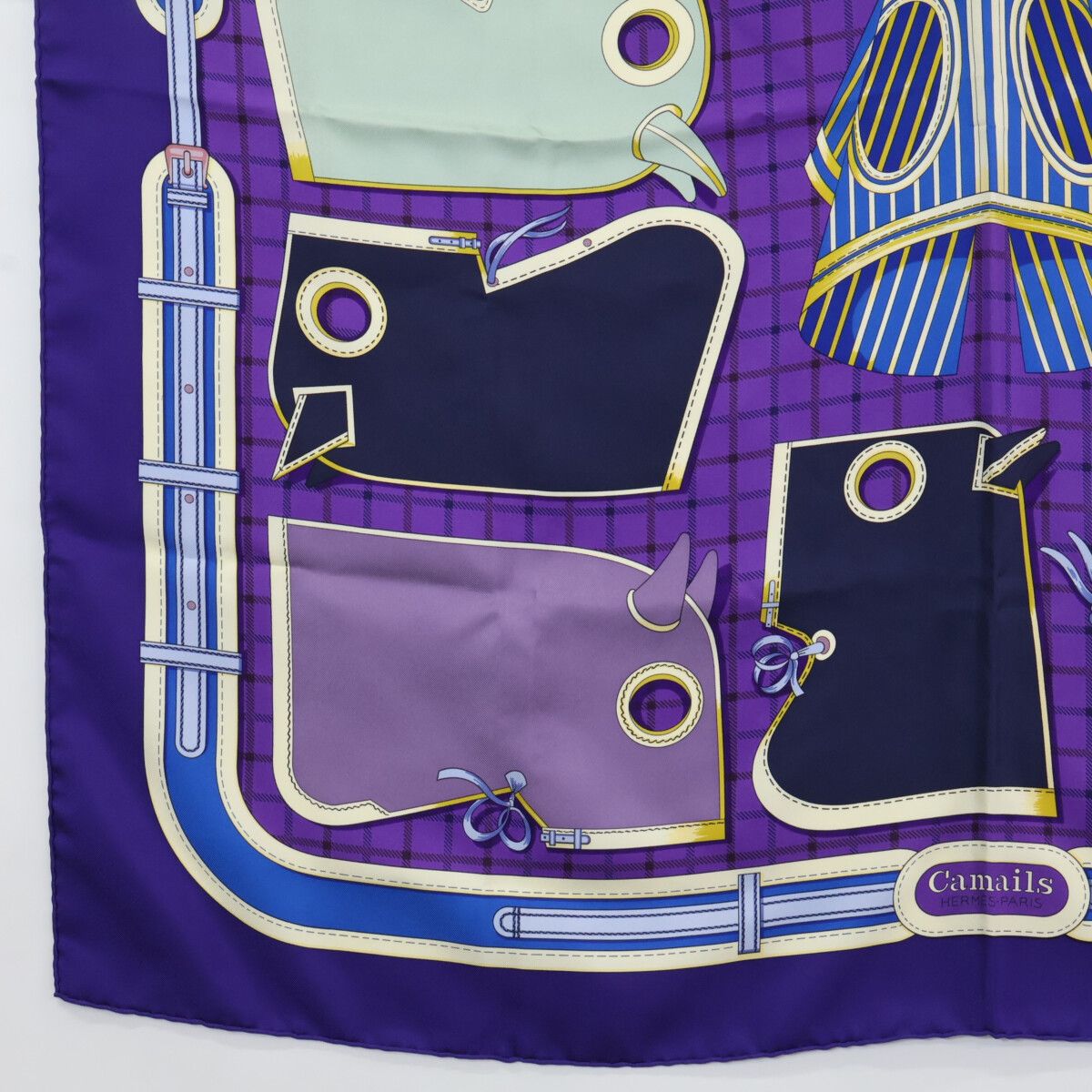 HERMES エルメス 【美品】Camails カマイユ カレ90 シルク - メルカリ