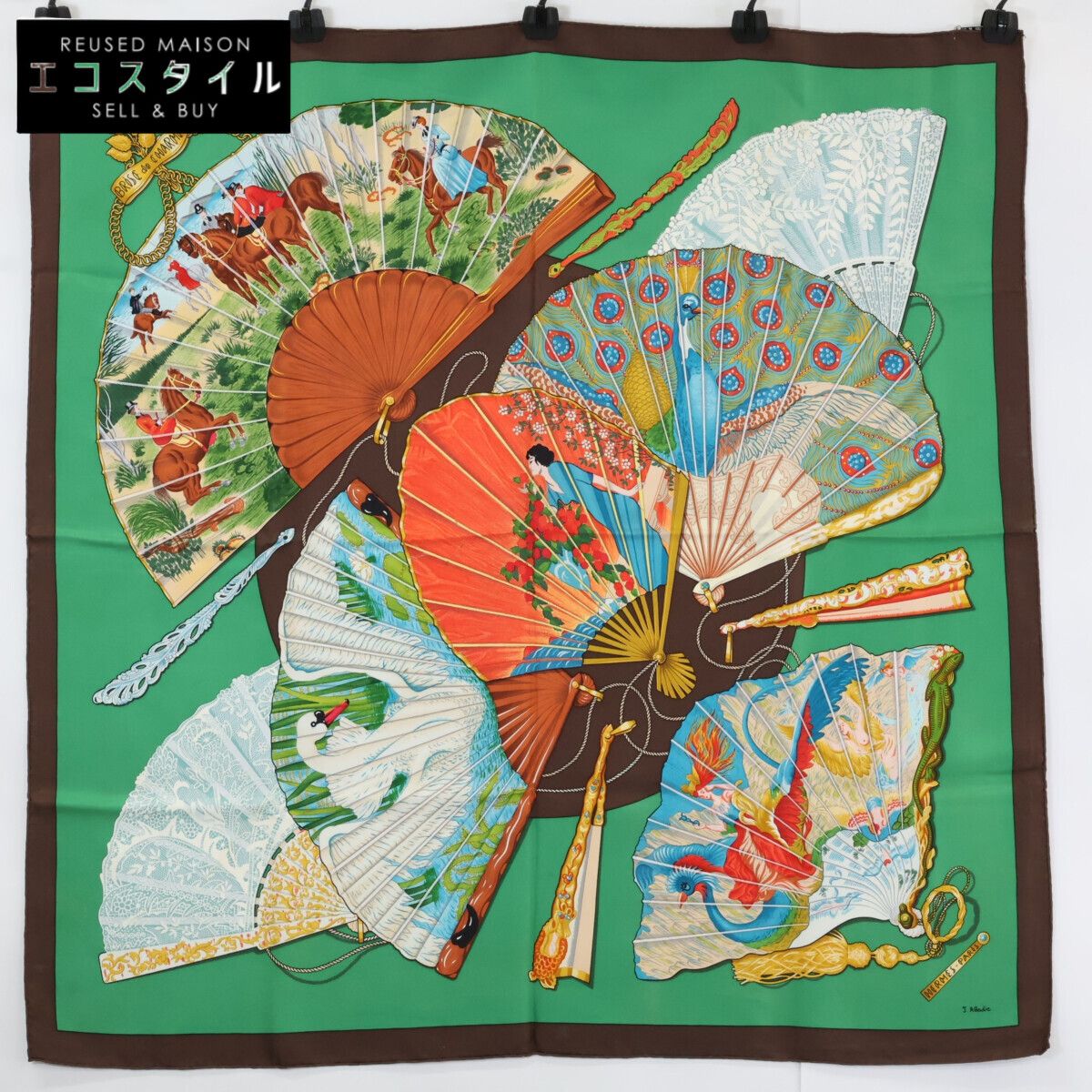HERMES エルメス BRISE de CHARME 魅惑のそよ風 カレ90 シルク - メルカリ