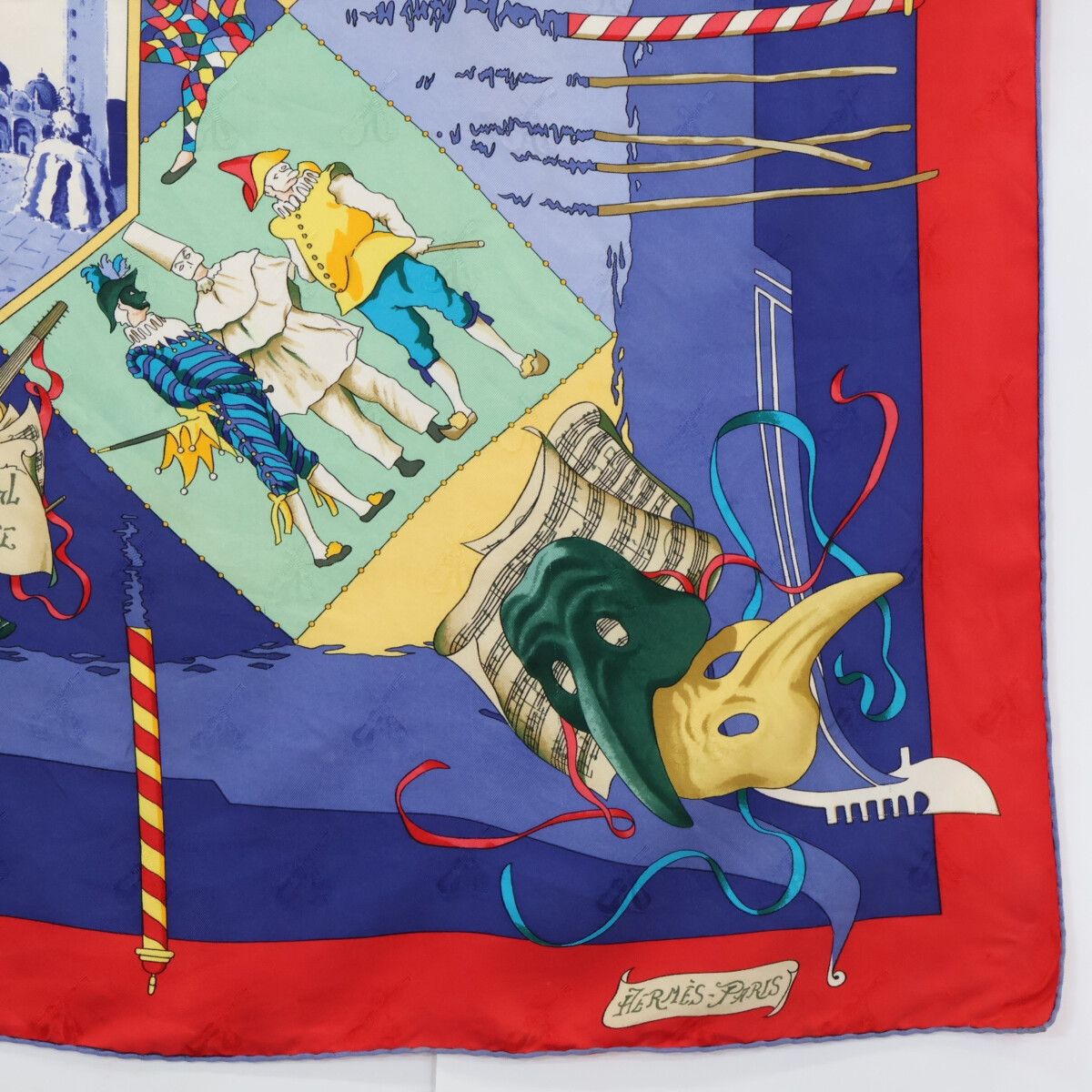 HERMES エルメス LE CARNAVAL DE VENISE ベニスのカーニバル カレ90