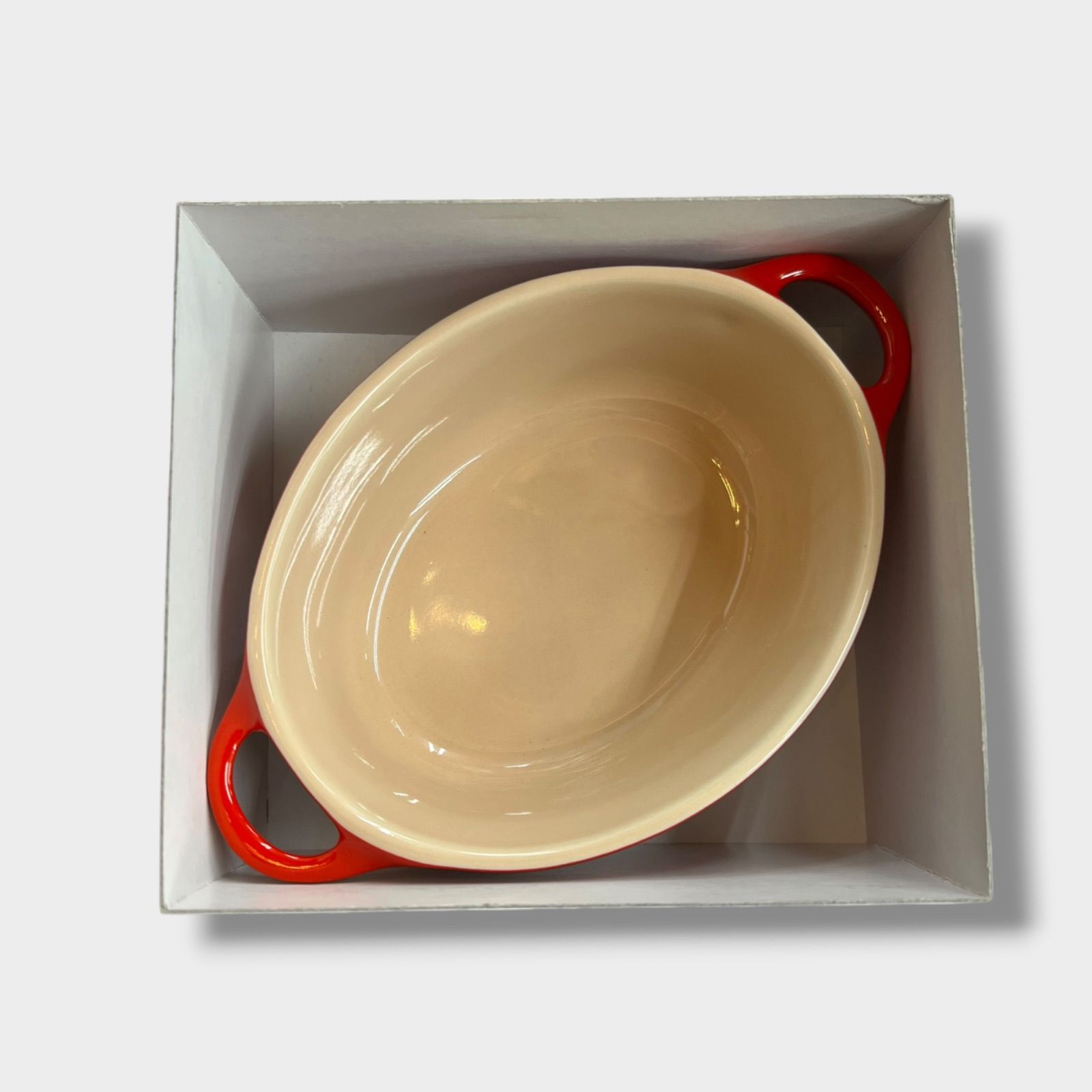 新品】Le Creuset ミニ・オーバル・ココット ルクルーゼ 箱付き ミニ 新品】Le Creuset ミニ・オーバル・ココット ルクルーゼ 箱付き ミニ