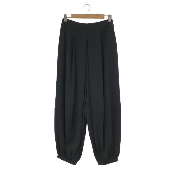ENFOLD (エンフォルド) クロップドバルーンパンツ 300FA631-2850 ブラック 38